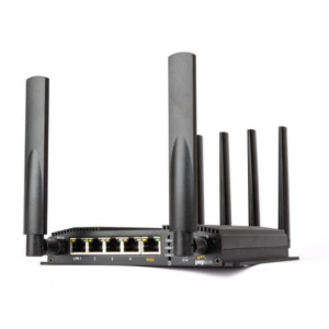Peplink UBR-PLUS Router with Dual Cellular CAT-7 Modems, 900 Mbps throughput, antennas included, 4 SIM slots